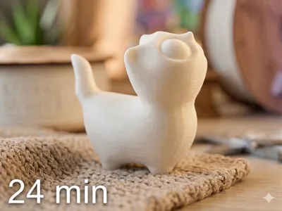 Cute Cat Figurine