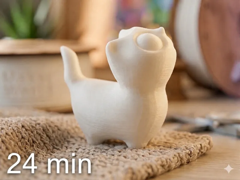 Cute Cat Figurine