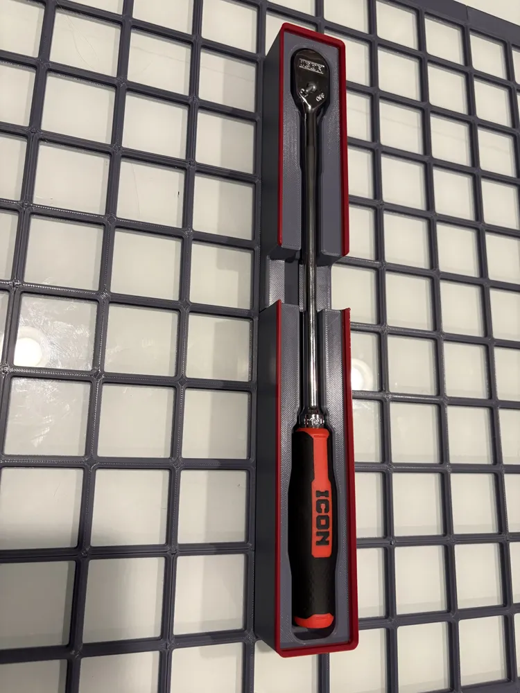 Icon 1/4" G2 Long Ratchet Gridfinity Bin by Geoff MakerWorld: Download ...