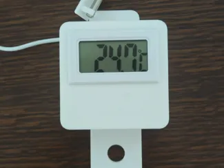 Digital LCD Panel Thermometer Case for Window