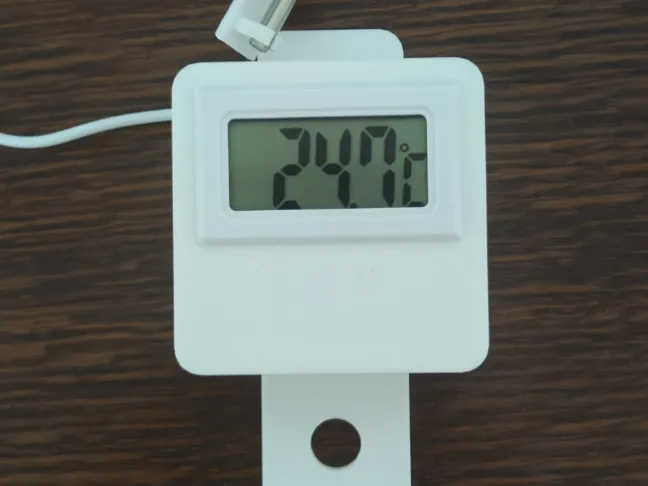 Digital LCD Panel Thermometer Case for Window