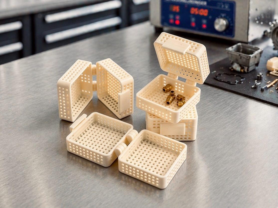 Small Parts Basket / Box for Ultrasonic Cleaner