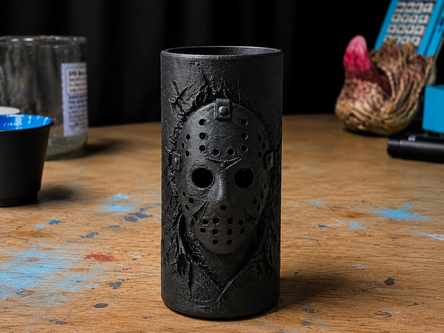 Jason  Mask Lighter Sleeve/ friday the 13th sleeve