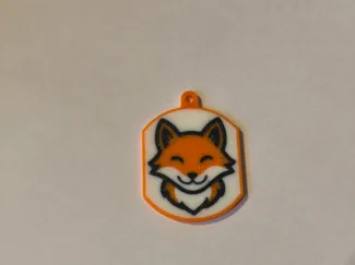 Cute Kawaii Kitsune Fox Keychain