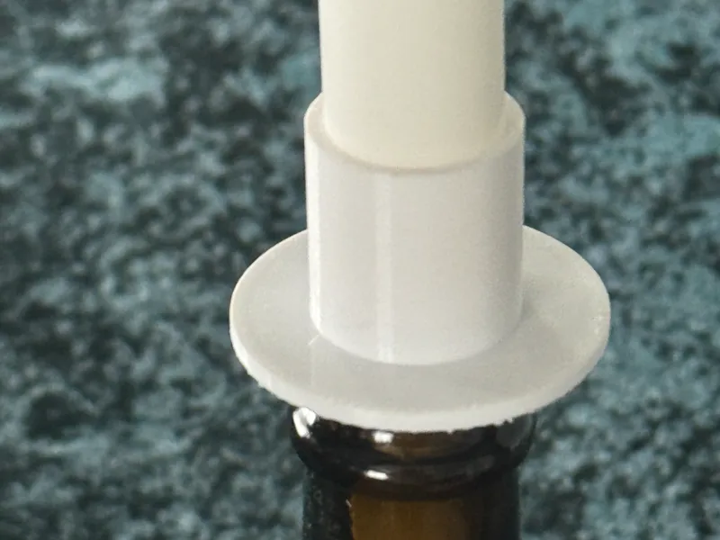 Candle holder for bottle
