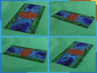 Modular Wargaming Terrain, Straight with Ford