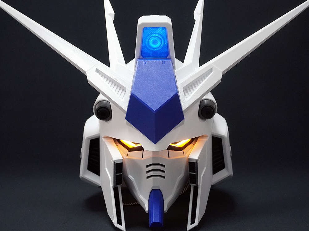 Hi-Nu Gundam Helmet by 壹号工房 MakerWorld: Download Free 3D Models - 3D model önizlemesi