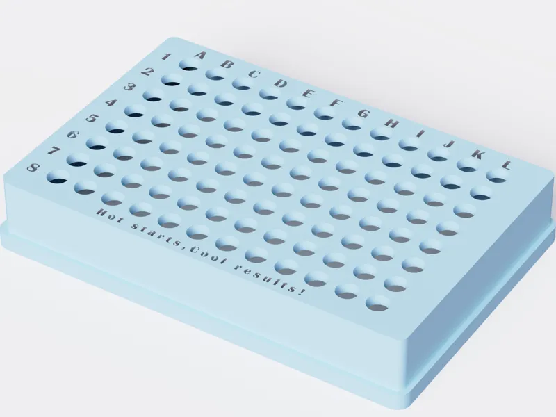 Standard PCR Well Rack 8*12 wells