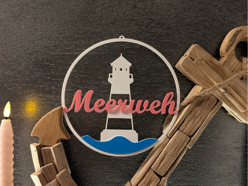 Meerweh – Maritimer Deko-Ring zum Aufhängen