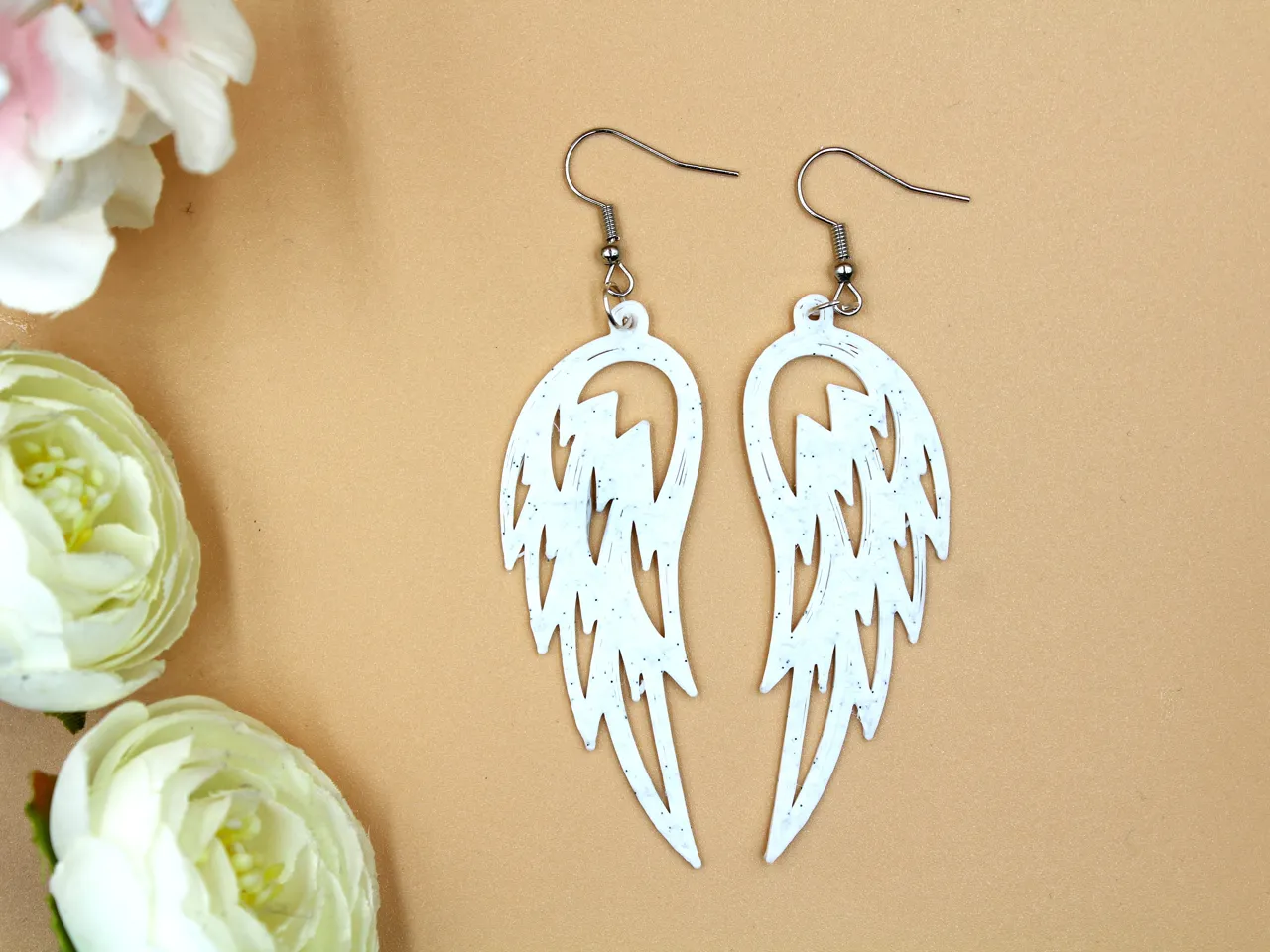 Set of /6 piece Angel's Wing Earring view 2