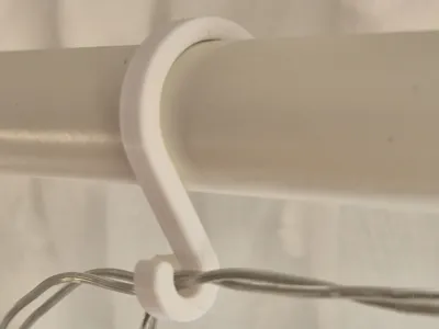 Ikea Räcka/Bekräfta S-hook / clip (for lights)