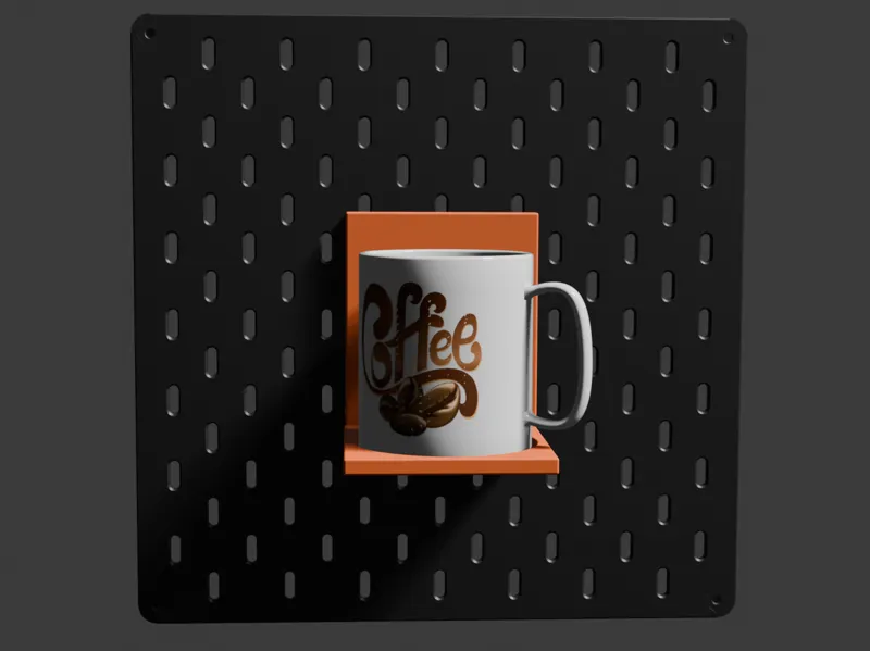 foldable cupholder for skadis