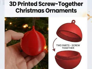 Christmas Bauble with Compartment | Gift Box