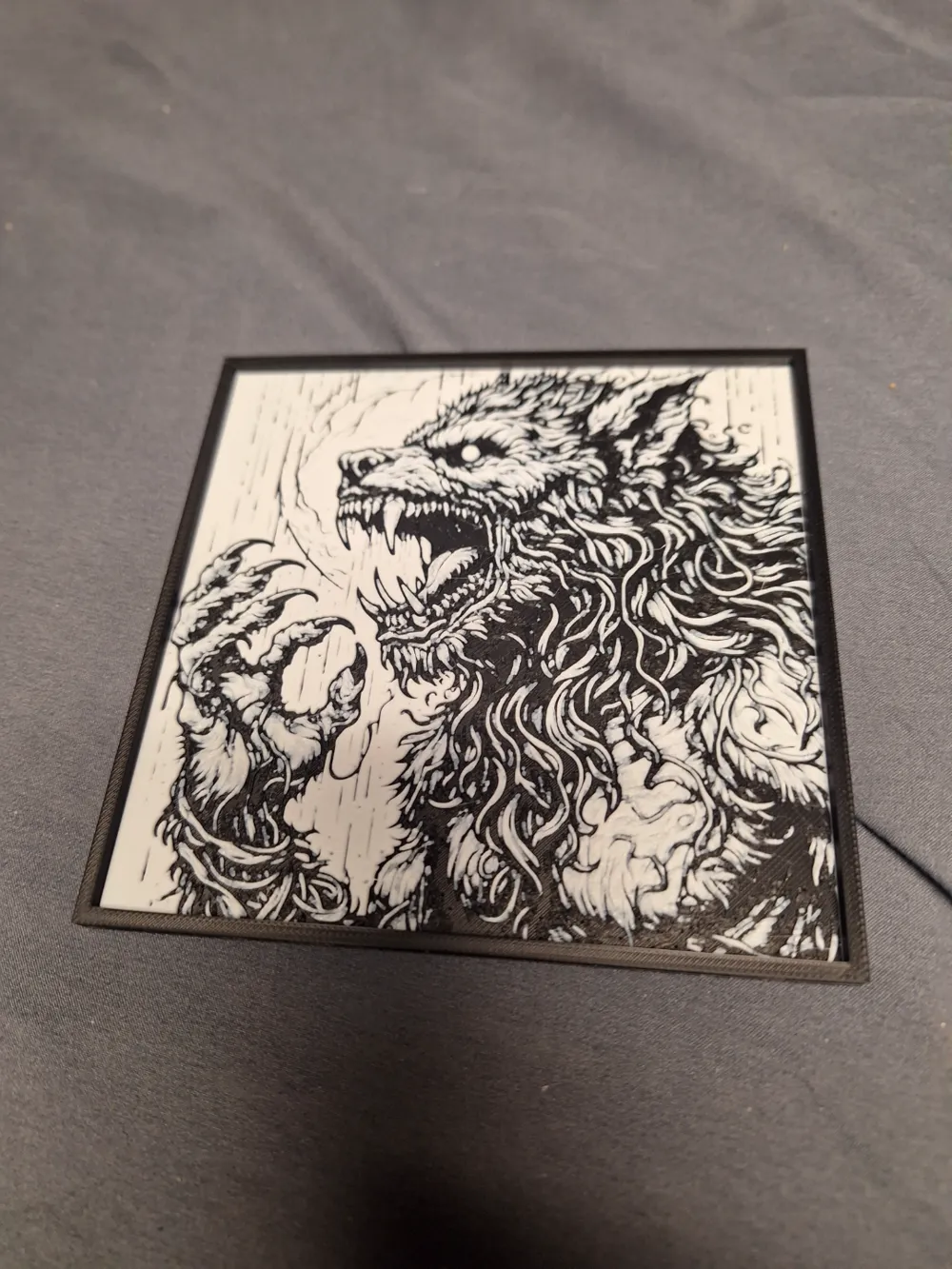 Werewolf Hue Forge by mlupienMakerWorld: Download Free 3D Models