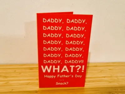 Daddy Fathers Day Card 