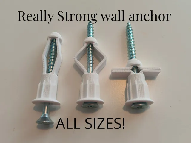 Drywall anchor with opening wings