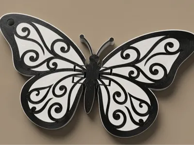 Flexi Toy Butterfly Monochrome