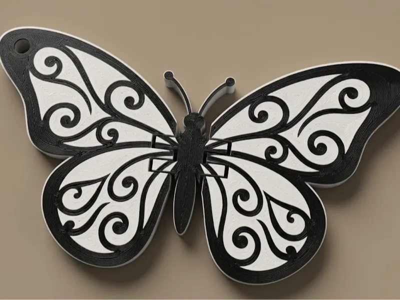 Flexi Toy Butterfly Monochrome