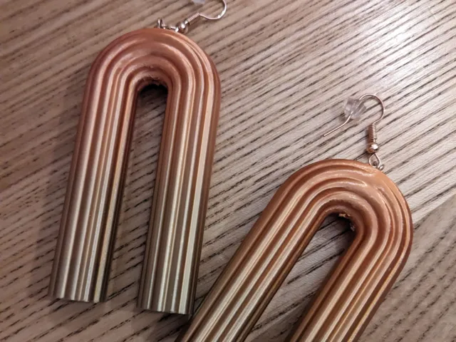 Boucles d'oreilles Arche au style Art Déco