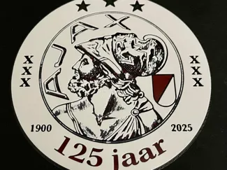 Ajax logo old 125 years anniversary