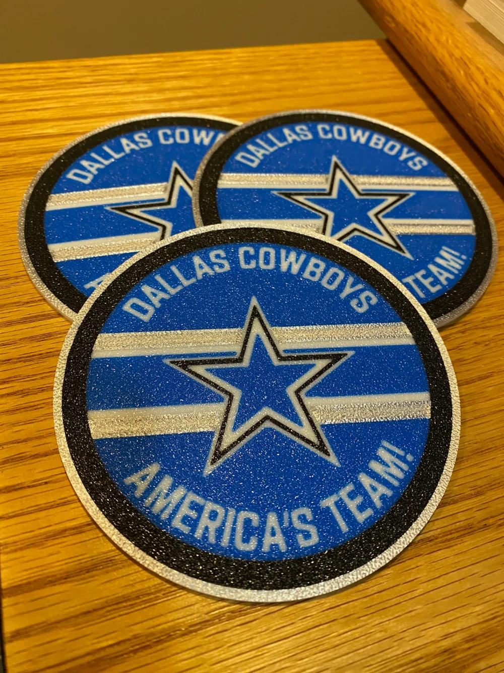 Dallas Cowboys Coaster Set of 4 by CYBR3D MakerWorld