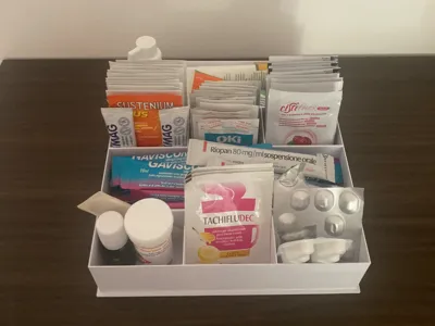 Box organizer medicine