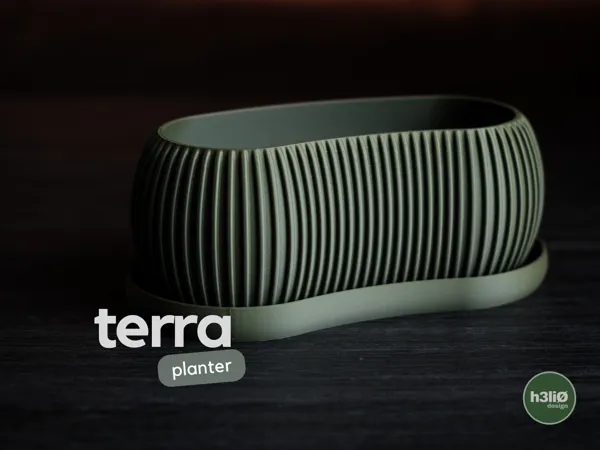 Модерна минималистична саксия terra
