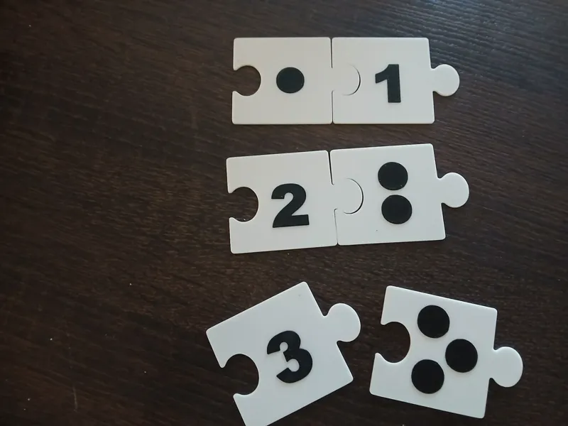 Puzzle Numbers for toddlers