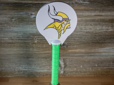 Tap to Pay Credit Card Viking Football Wand