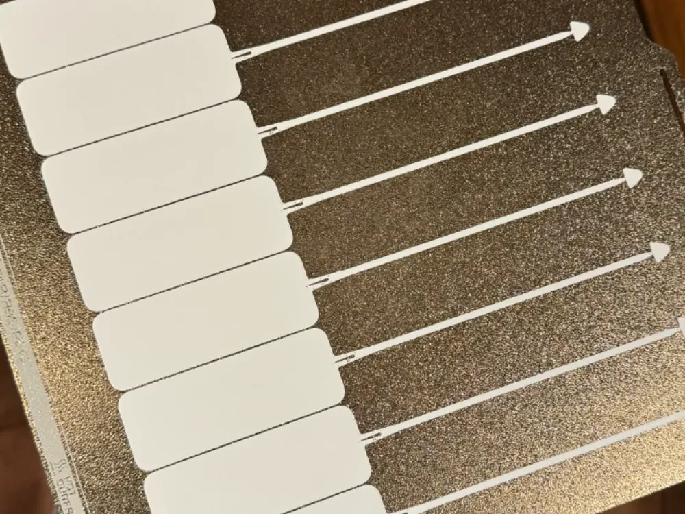 Two layer tag / two layer label - Free 3D Print Model - MakerWorld