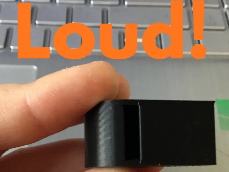 Loud and train whistle.