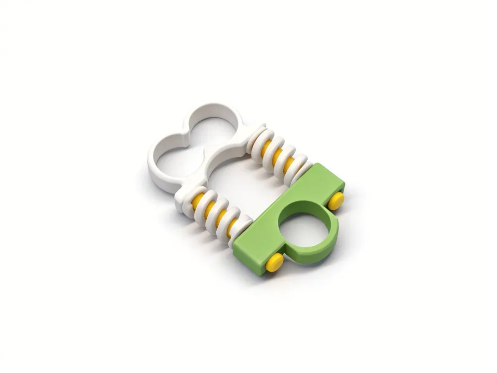 Elastic Press Fidget Toy - for finger training - Free 3D Print Model ...