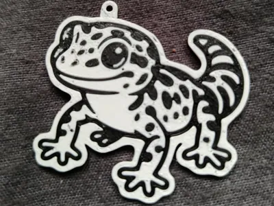 Geko keychain