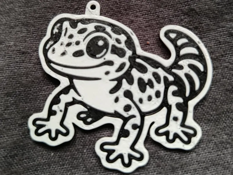 Geko keychain
