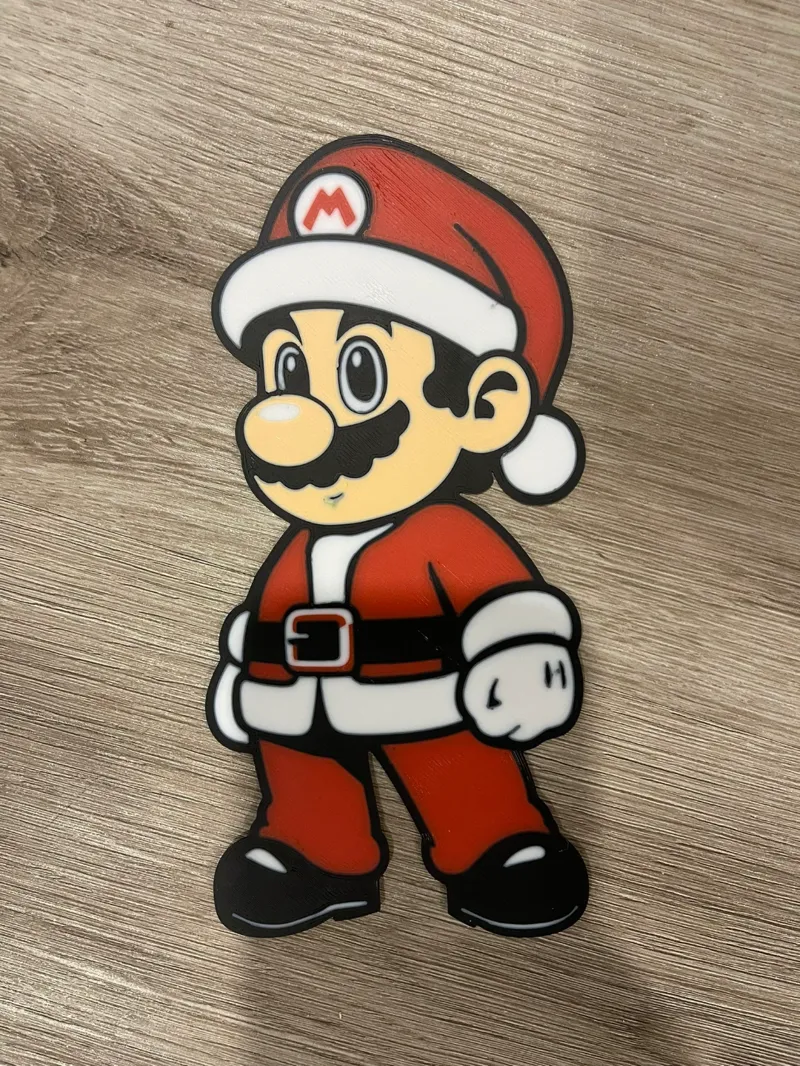 Santa Claus Super Mario decor