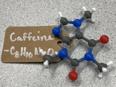 Caffeine. Accurate, from crystal structure data