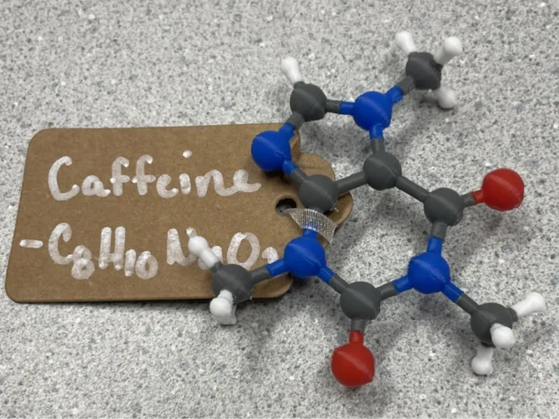 Caffeine. Accurate, from crystal structure data