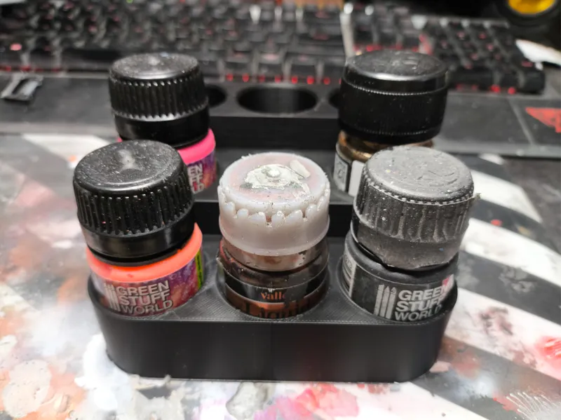9 big paint bottle holder