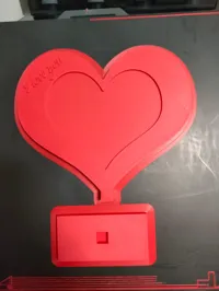Cadre en forme de cœur avec socle — photo 2