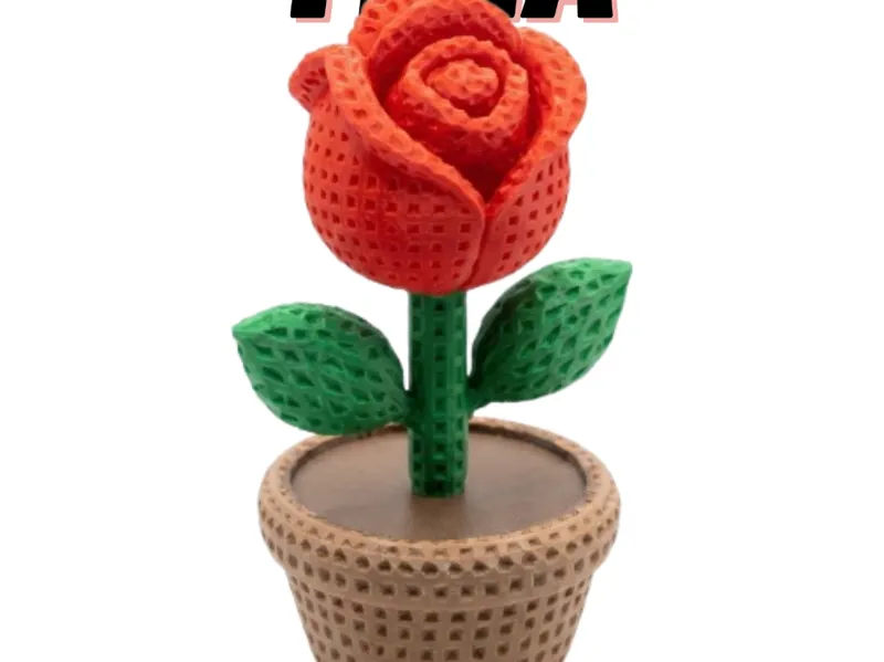 Rosa de tela