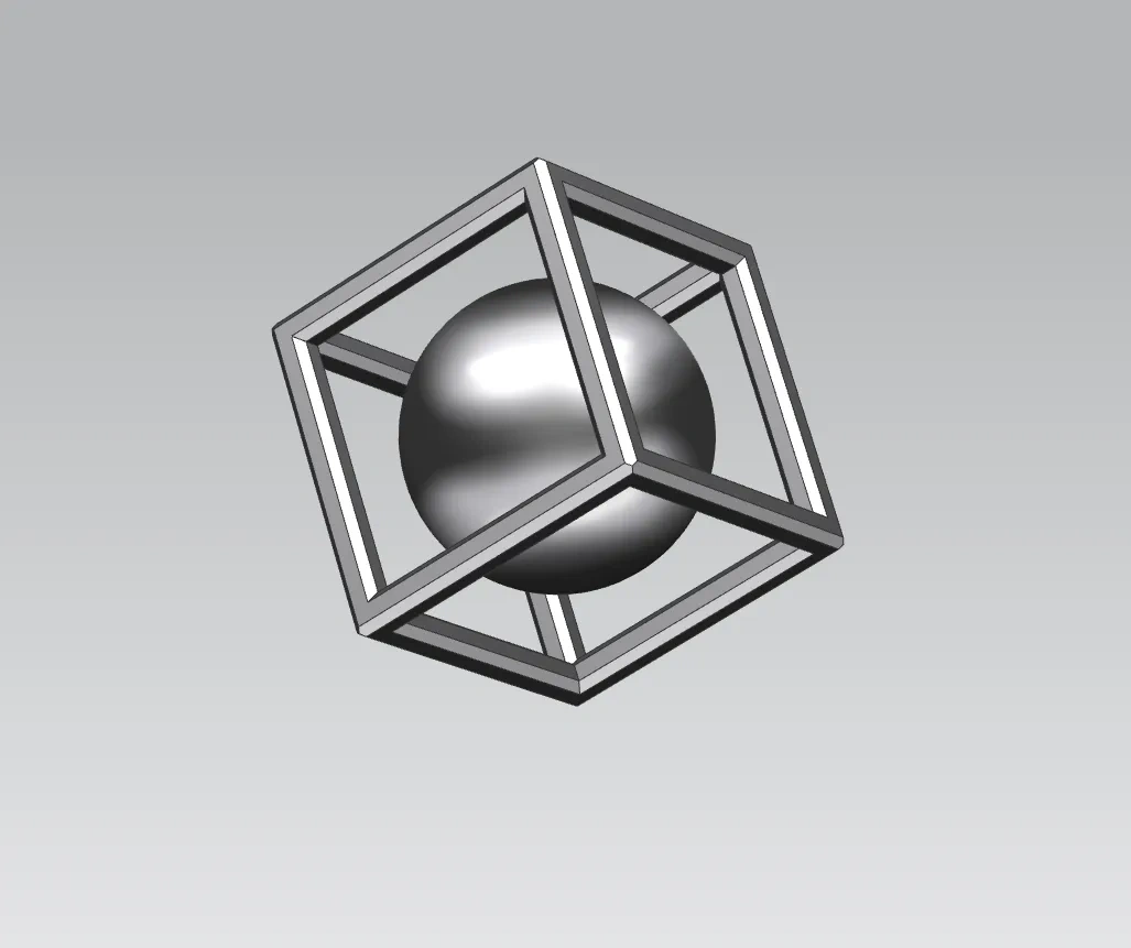 Miniatura 1 do modelo 3D 不可能越狱的牢中小球（反解压）