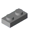 2x1 brick - 0.2mm layer, 2 walls, 15% infill