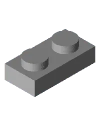2x1 brick - 0.2mm layer, 2 walls, 15% infill
