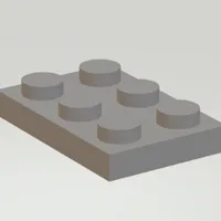 2x3 plate - 0.2mm layer, 2 walls, 15% infill
