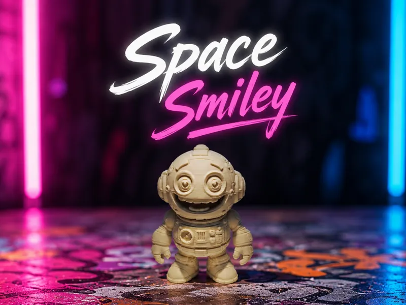 Sternenfreund "Smiley" der heitere Weltraumpilot