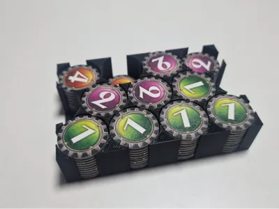 Ticket to Ride Netherlands tokens insert
