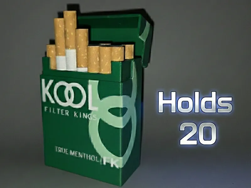 KOOL Flip Top Cigarette Box