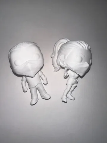 Letrero o emblema decorativo: GTA 6 Funko Pop Jason & Lucia — vista de referencia 3