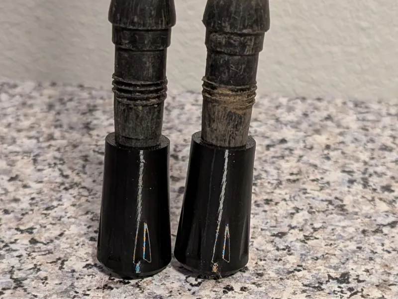 Hiking pole street caps