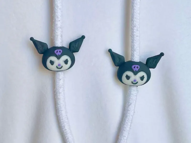 Kuromi Drawstring Aglet Charm Sanrio Accessory
